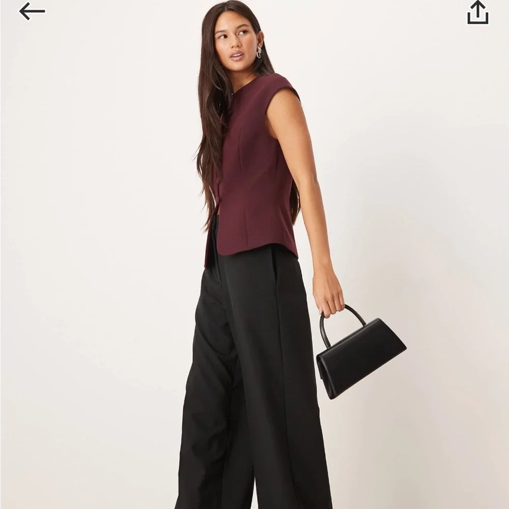 ASOS Design Grown-On Cap Sleeve Vest - Picture 3 of 7